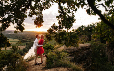 Xenia & Felix // Verlobungsshooting in den Hessigheimer Felsengärten